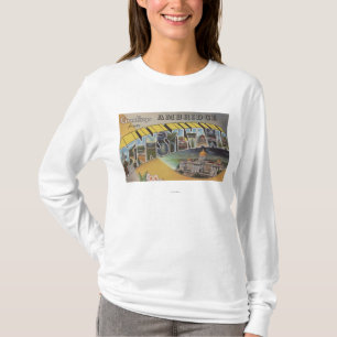 Ambridge, Pennsylvania - große Buchstabe-Szenen T-Shirt