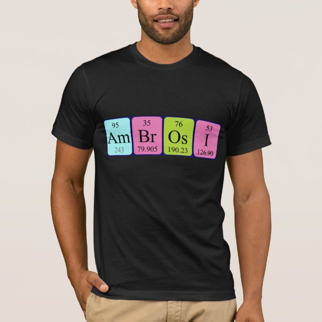 Ambrosi Periodenname Shirt (Vorderseite)