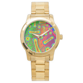 Ambrosia Dichroic Glass Fraktal Armbanduhr