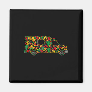 Ambulance Mexicanisches Sombrero Maracas Guitar Ci Magnet