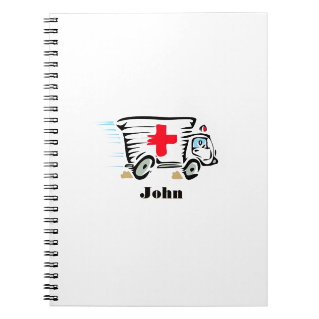Ambulance Paramedic Medical Notizblock (Vorderseite)