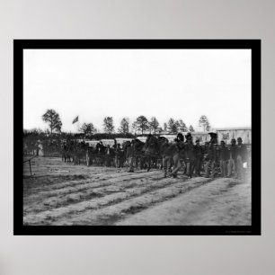 Ambulanzbahn des Engineer Corps 1863 Poster