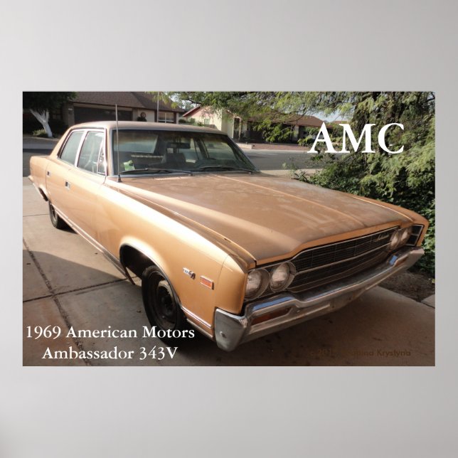 AMC American Motors Botschafter 1969 Poster (Vorne)