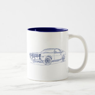 AMC AMX 390 1969 ZWEIFARBIGE TASSE