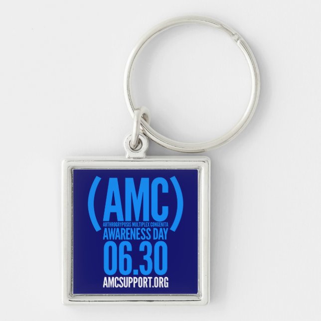 Amc-Bewusstseinstageslogo-Schlüsselanhänger Schlüsselanhänger (Vorne)