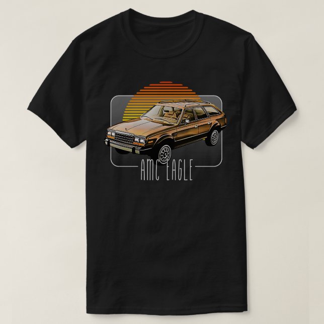 AMC Eagle Retro Classic Lover Design 2 T-Shirt (Design vorne)