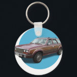 AMC Eagle Schlüsselanhänger<br><div class="desc">A stylish keychain featuring a vintage classic car design. A perfect accessory for car lovers and collectors. Great for everyday use or as a small and thoughtful gift for classic car enthusiasts.</div>