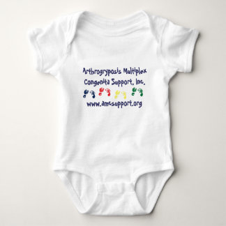 AMCSI blaues Buchstabe onsie Baby Strampler