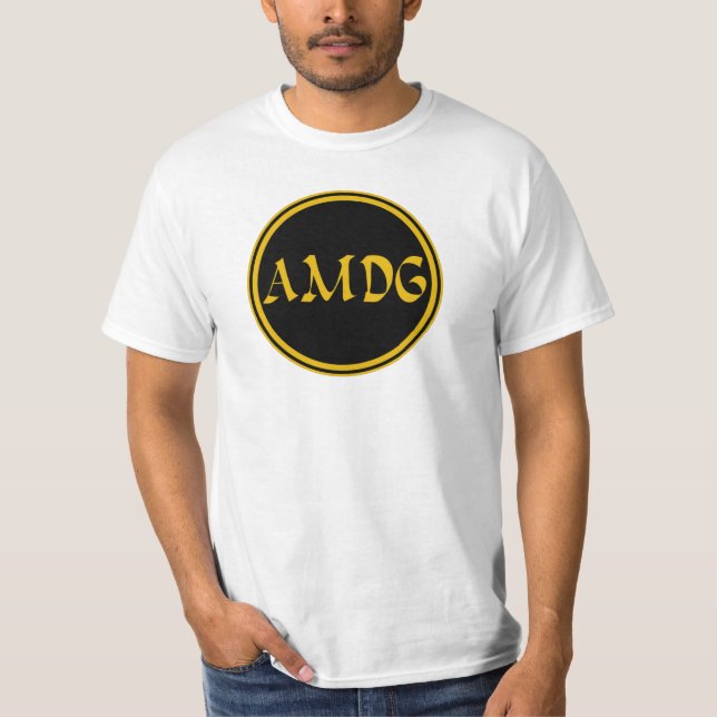AMDG T-Shirt (Vorderseite)