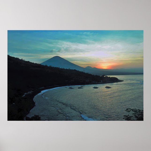 Amed Sunset Poster (Vorne)