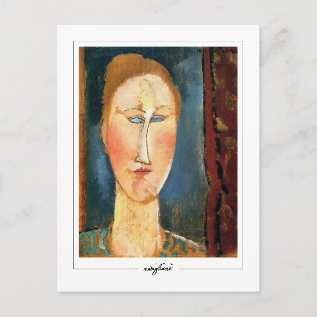 Amedeo Modigliani #281 - Fine Art Postkarte (Vorderseite)