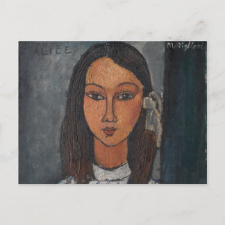 Amedeo Modigliani - Alice Postkarte