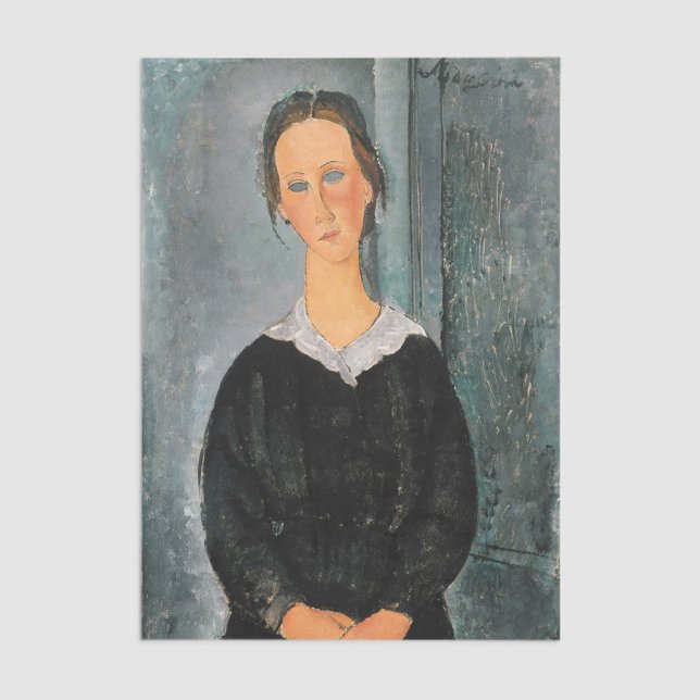 Amedeo Modigliani - Dienstmädchen Seidenpapier (Von Creator hochgeladen)
