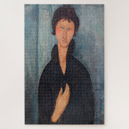 Amedeo Modigliani - Frau mit blauen Augen