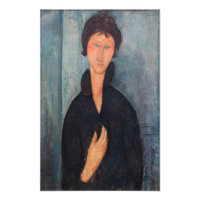 Amedeo Modigliani - Frau mit blauen Augen