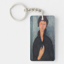 Amedeo Modigliani - Frau mit blauen Augen