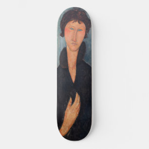 Amedeo Modigliani - Frau mit blauen Augen Skateboard