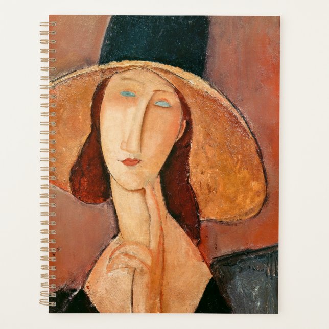 Amedeo Modigliani - Jeanne Hebuterne en grand Casq (Devant)
