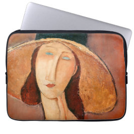 Amedeo Modigliani - Jeanne Hebuterne in Large Hat Laptopschutzhülle