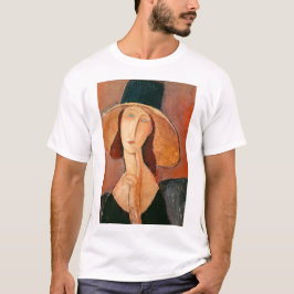Amedeo Modigliani - Jeanne Hebuterne in Large Hat T-Shirt