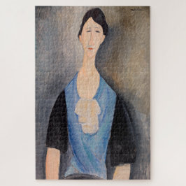 Amedeo Modigliani - Junge Frau in blau