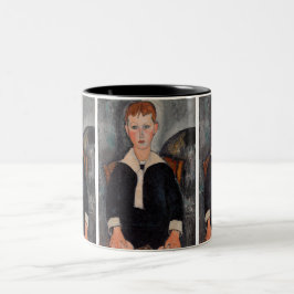 Amedeo Modigliani - Junge in Sailor Anzug Zweifarbige Tasse