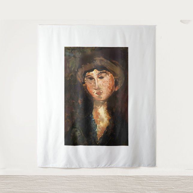 Amedeo Modigliani Kunstmalerei Wandteppich (Vorderseite)