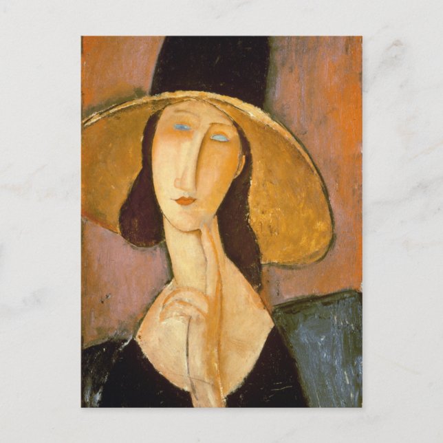 Amedeo Modigliani - Leiter einer Frau Postkarte (Vorderseite)