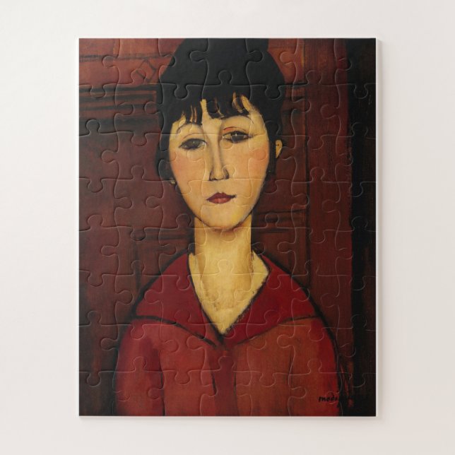 Amedeo Modigliani - Leiter eines jungen Mädchens (Vertikal)