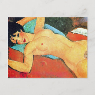 Amedeo Modigliani - Liegende Frau Postkarte