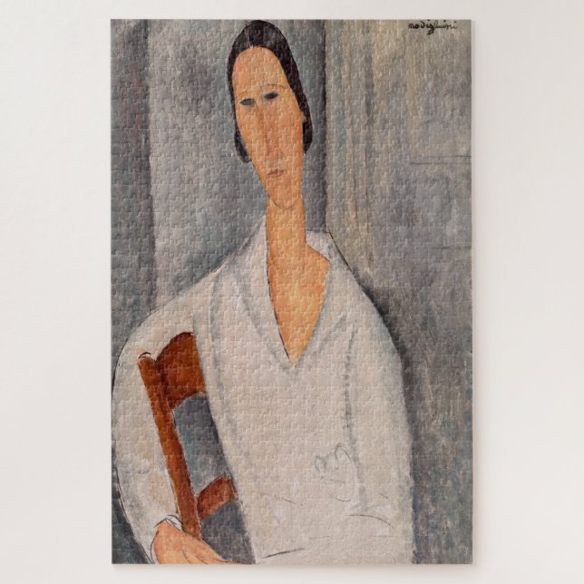Amedeo Modigliani — Madame Hanka Zborowska Leaning (Vertikal)