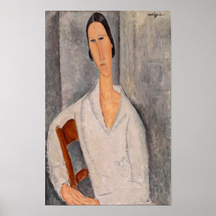 Amedeo Modigliani - Madame Hanka Zborowska sich le Poster