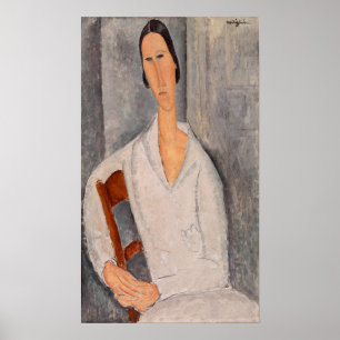 Amedeo Modigliani - Madame Hanka Zborowska sich le Poster