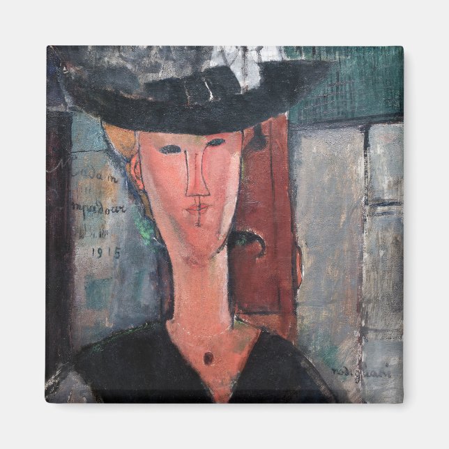 Amedeo Modigliani - Madame Pompadour Magnet (Vorne)