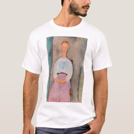 Amedeo Modigliani - Mädchen mit Polka-Dot-Bluse T-Shirt