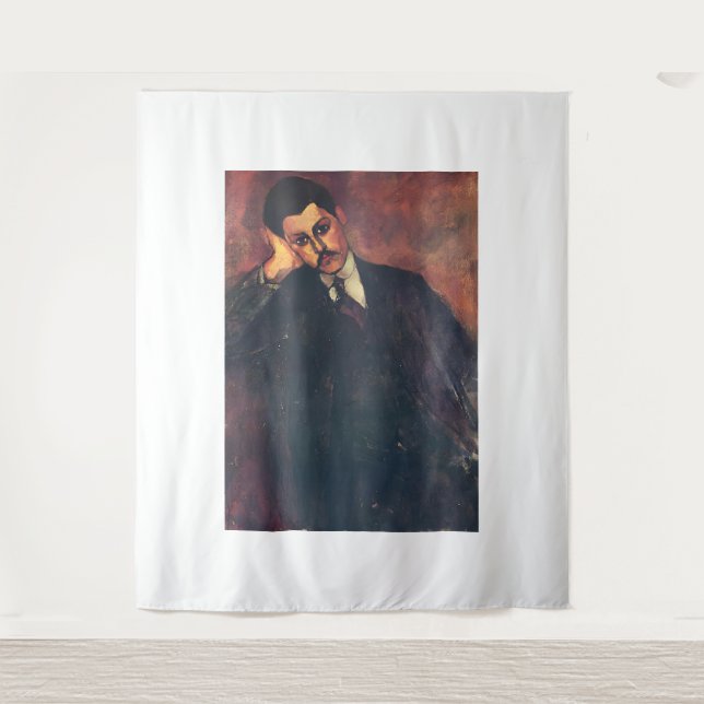 Amedeo Modigliani Malerei Wandteppich (Vorderseite)