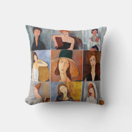 Amedeo Modigliani - Meisterwerke - Collage Kissen