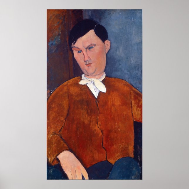 Amedeo Modigliani - Monsieur Deleu Poster (Vorne)