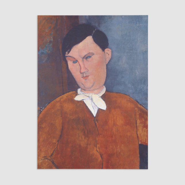Amedeo Modigliani - Monsieur Deleu Seidenpapier (Von Creator hochgeladen)