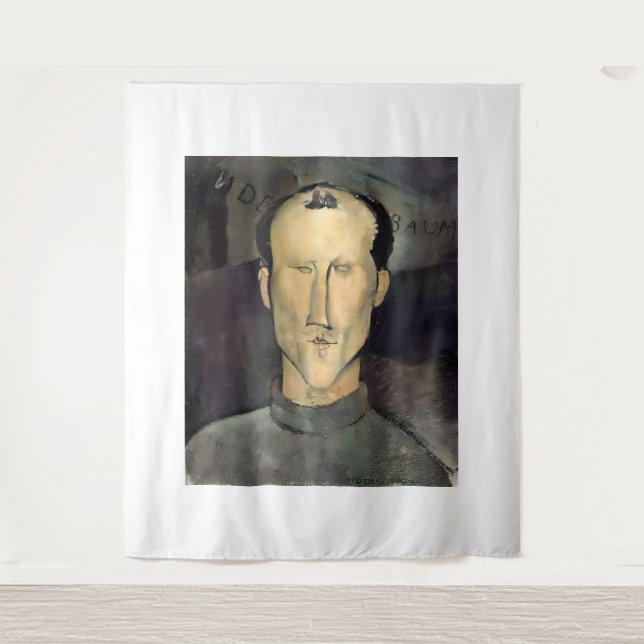 Amedeo Modigliani painting Wandteppich (Vorderseite)