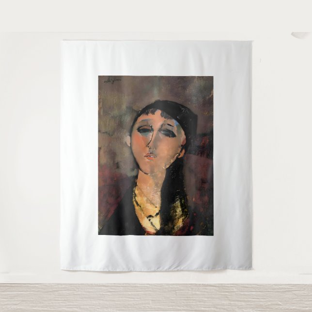 Amedeo Modigliani painting Wandteppich (Vorderseite)