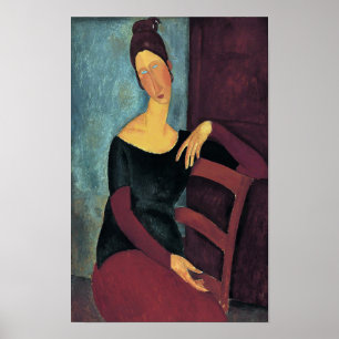 Amedeo Modigliani, Portrait der Ehefrau des Künstl Poster
