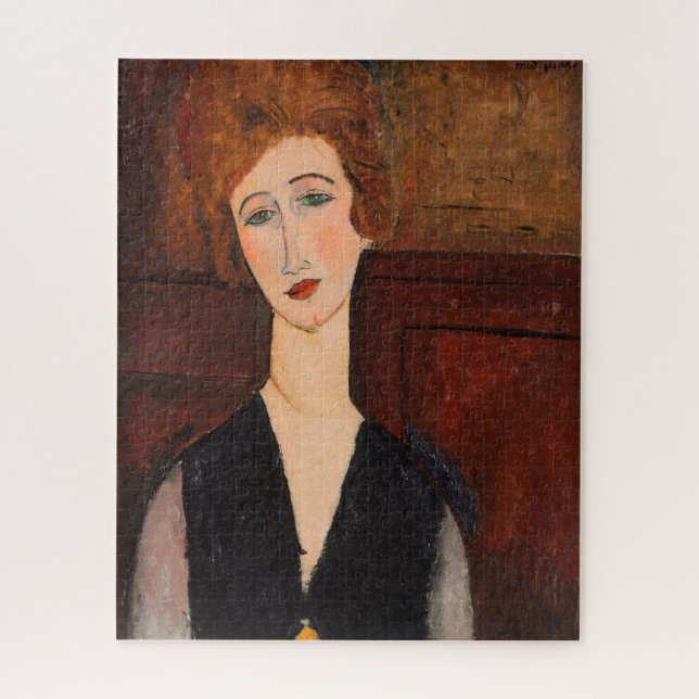 Amedeo Modigliani - Portrait einer Frau (Vertikal)