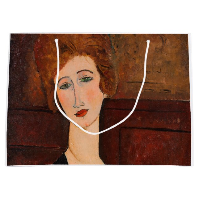 Amedeo Modigliani - Portrait einer Frau Große Geschenktüte (Vorderseite)