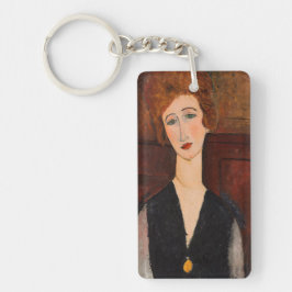 Amedeo Modigliani - Portrait einer Frau Schlüsselanhänger