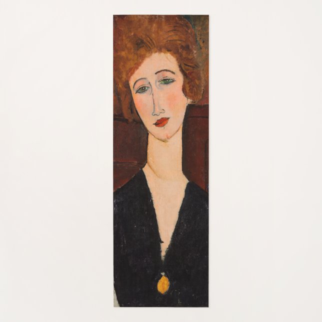 Amedeo Modigliani - Portrait einer Frau Yogamatte (Vorderseite)