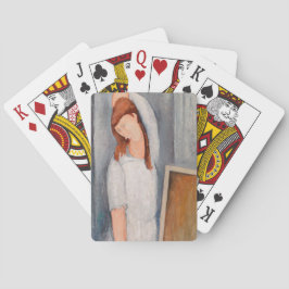 Amedeo Modigliani - Portrait Jeanne Hebuterne #1 Spielkarten