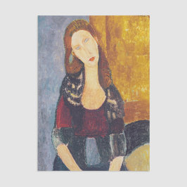 Amedeo Modigliani - Portrait Jeanne Hebuterne #2 Seidenpapier