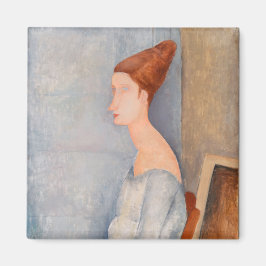 Amedeo Modigliani - Portrait Jeanne Hebuterne #3 Magnet