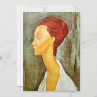 Amedeo Modigliani - Portrait von Lunia Tschechowsk